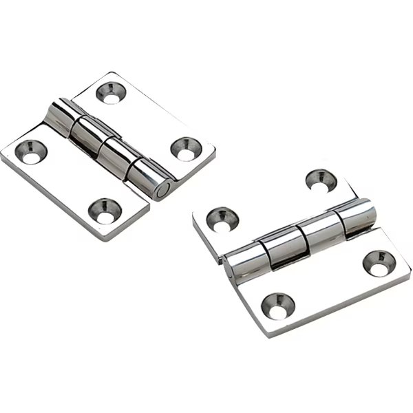 (2) 316 Stainless Steel Butt Hinges, 1-1/2
